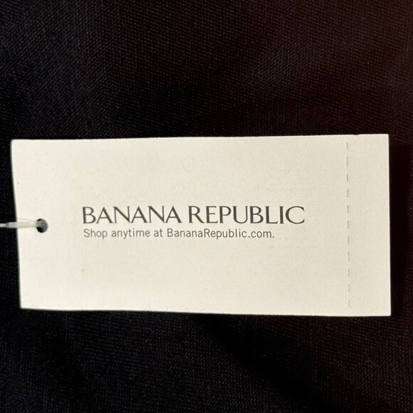 NWT!! Banana Republic RT $79.00 Black Shift Dress with Bottom Ruffles Size S - Picture 6 of 9